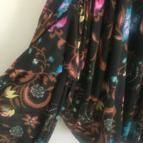 Free People Black Floral Blouse - Picture 4 of 8